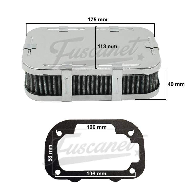 WEBER DGV, DGAV & DGAS CARBURETTOR REMOTE AIR FILTER PLENUM ADAPTOR - Classic Carbs UK WEBER DGV, DGAV & DGAS CARBURETTOR REMOTE AIR FILTER PLENUM ADAPTOR - Classic Carbs UK